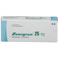 Купить Зонегран (Зонисамид) 25 мг Франция капсулы №14 в Липецке